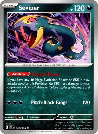 ME02 Phantasmal Flames 062 Seviper - Uncommon