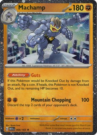 Miscellaneous Cards & Products 068/165 Machamp 068/165 (Cosmos Holo) - Holofoil - Rare