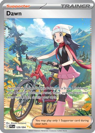 ME02 Phantasmal Flames 129/094 Dawn - Holofoil - Special Illustration Rare