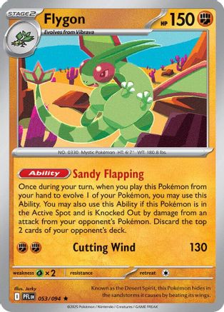 ME02 Phantasmal Flames 053/094 Flygon - Holofoil - Rare