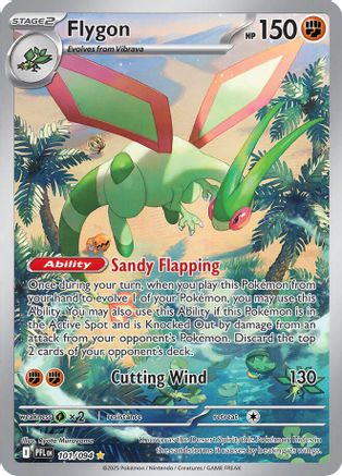 ME02 Phantasmal Flames 101/094 Flygon - Holofoil - Illustration Rare