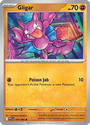 ME02 Phantasmal Flames 049 Gligar - Reverse Holofoil - Common
