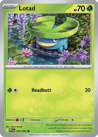 ME02 Phantasmal Flames 005 Lotad - Common