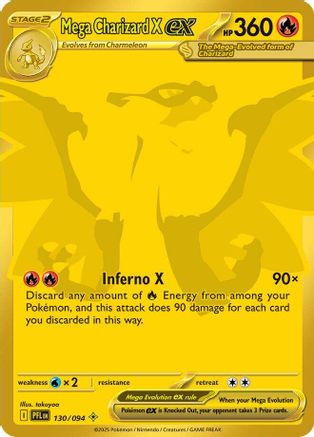 ME02 Phantasmal Flames 130/094 Mega Charizard X ex - Holofoil - Mega Hyper Rare