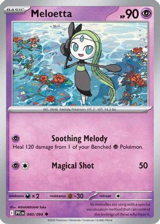 ME02 Phantasmal Flames 040 Meloetta - Uncommon