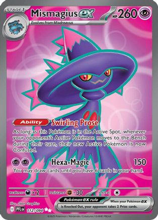 ME02 Phantasmal Flames 112/094 Mismagius ex - Holofoil - Ultra Rare