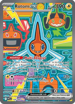 ME02 Phantasmal Flames 126/094 Rotom ex - Holofoil - Special Illustration Rare
