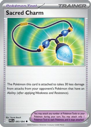 ME02 Phantasmal Flames 093/094 Sacred Charm - Reverse Holofoil - Uncommon