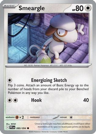 ME02 Phantasmal Flames 080 Smeargle - Reverse Holofoil - Common