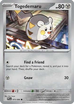 ME02 Phantasmal Flames 073/094 Togedemaru - Reverse Holofoil - Common