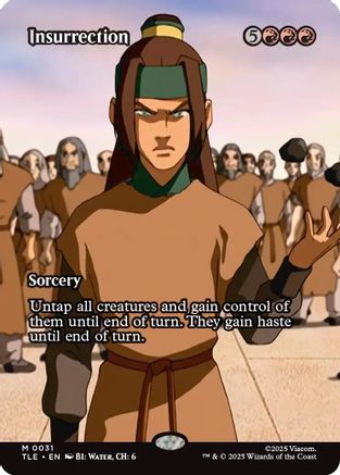 Avatar: The Last Airbender: Eternal-Legal - (TLE-031) - Insurrection (Borderless) Foil