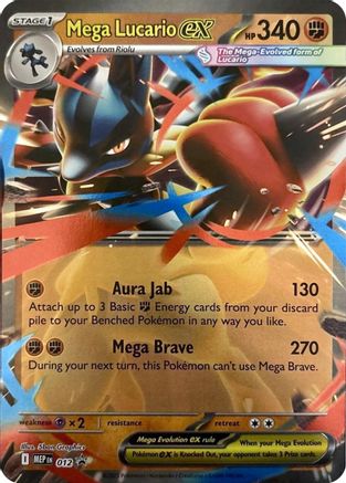 ME Mega Evolution Promo 012 Mega Lucario ex - Holofoil - Promo