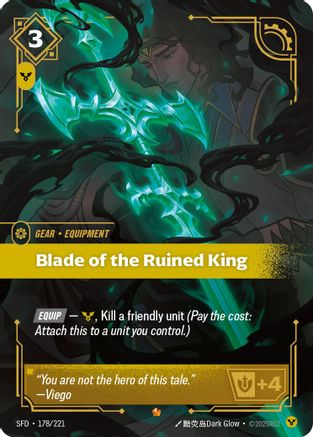 Spiritforged (178/221): Blade of the Ruined King - Foil