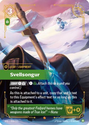 Spiritforged (059/221): Svellsongur - Foil