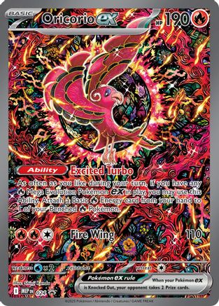 ME Mega Evolution Promo 023 Mega Charizard X ex & 024 Oricorio ex (Sealed)