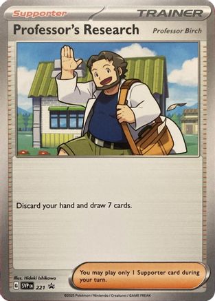 SV Scarlet & Violet Promo Cards 221 Professor's Research - Promo