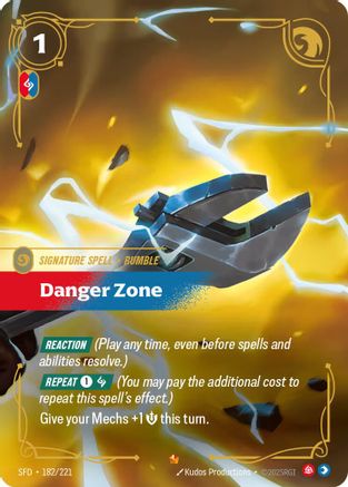 Spiritforged (182/221): Danger Zone - Foil