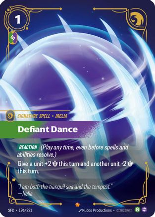 Spiritforged (196/221): Defiant Dance - Foil