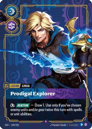 Spiritforged (199/221): Ezreal - Prodigal Explorer - Foil