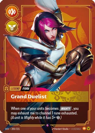 Spiritforged (205/221): Fiora - Grand Duelist - Foil