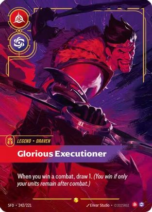 Spiritforged (242/221): Draven - Glorious Executioner (Overnumbered) - Foil