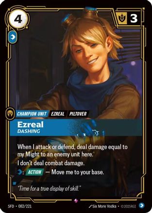 Spiritforged (082/221): Ezreal - Dashing - Foil