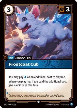 Spiritforged (067/221): Frostcoat Cub - Foil
