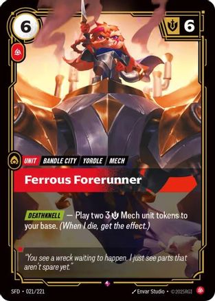 Spiritforged (021/221): Ferrous Forerunner - Foil