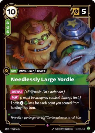 Spiritforged (055/221): Needlessly Large Yordle - Foil