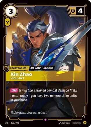 Spiritforged (176/221): Xin Zhao - Vigilant - Foil
