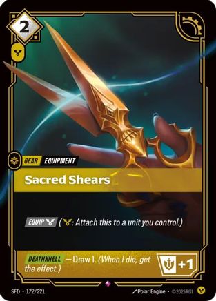 Spiritforged (172/221): Sacred Shears - Foil