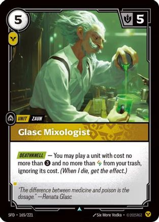 Spiritforged (165/221): Glasc Mixologist -