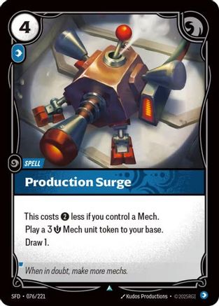 Spiritforged (076/221): Production Surge - Foil