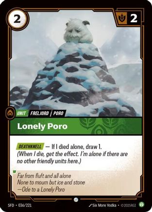 Spiritforged (036/221): Lonely Poro -