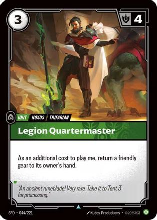Spiritforged (044/221): Legion Quartermaster - Foil