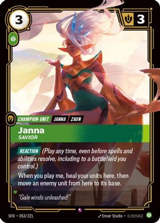 Spiritforged (053/221): Janna - Savior - Foil