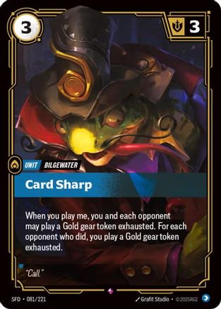 Spiritforged (081/221): Card Sharp - Foil