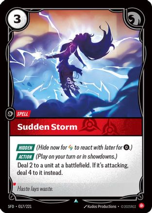 Spiritforged (017/221): Sudden Storm -