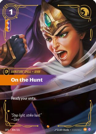 Spiritforged (204/221): On the Hunt - Foil