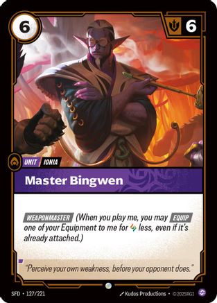 Spiritforged (127/221): Master Bingwen - Foil