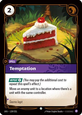 Spiritforged (129/221): Temptation - Foil