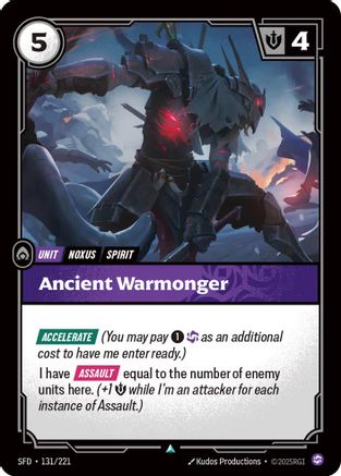 Spiritforged (131/221): Ancient Warmonger -
