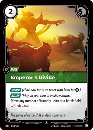 Spiritforged (043/221): Emperor's Divide - Foil