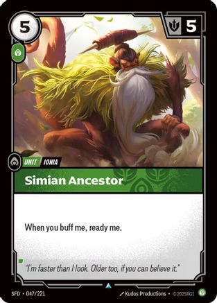 Spiritforged (047/221): Simian Ancestor - Foil