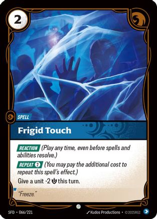 Spiritforged (066/221): Frigid Touch - Foil