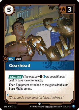 Spiritforged (068/221): Gearhead - Foil