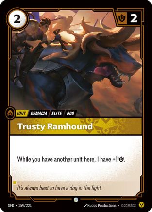 Spiritforged (159/221): Trusty Ramhound -