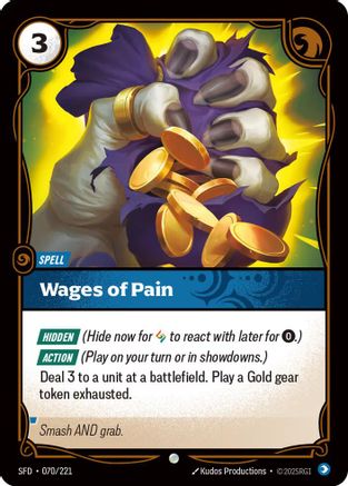 Spiritforged (070/221): Wages of Pain -