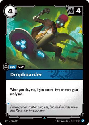 Spiritforged (072/221): Dropboarder - Foil