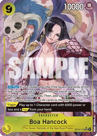 The Azure Seas Seven OP14-112 Boa Hancock - OP14-112 (Alternate Art) (OP14-112) - Foil - Super Rare